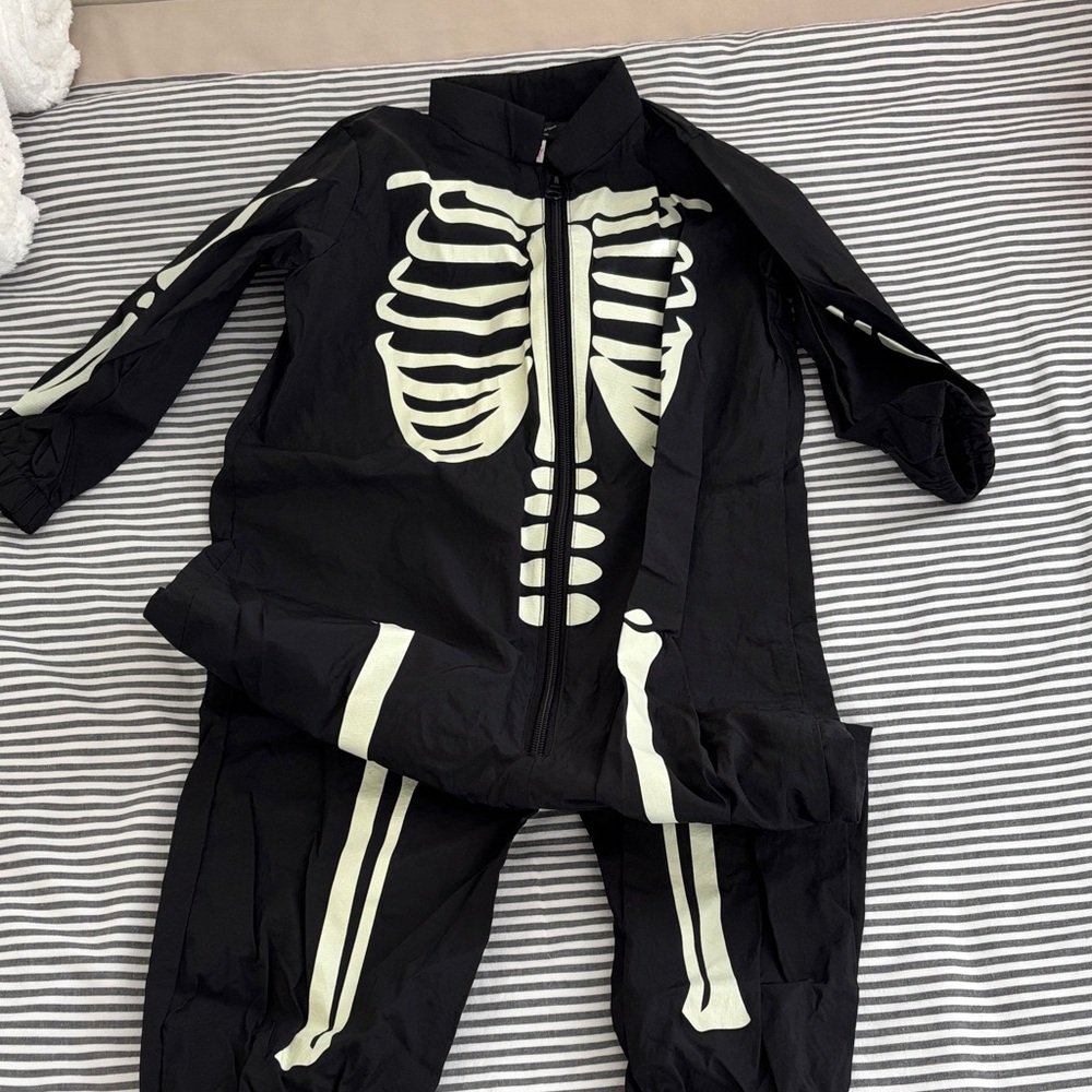 Kids Skeleton Costume - Black and White